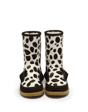 Donsje Dalmatiner Stiefel mit Schafwollfutter innen