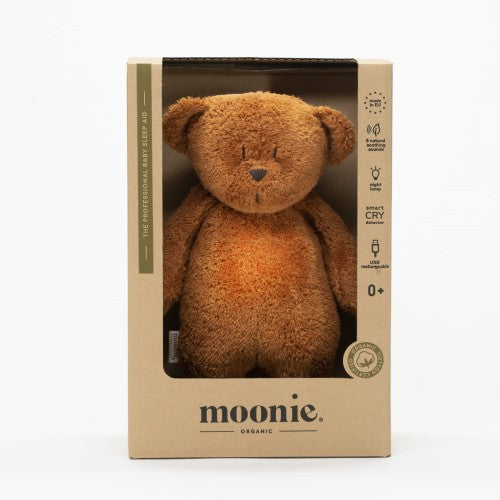 Moonie Organic Humming Bear Caramel | Kuscheltier | Beluga Kids