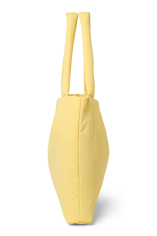 Textured Puffy Mom Bag Butter Yellow