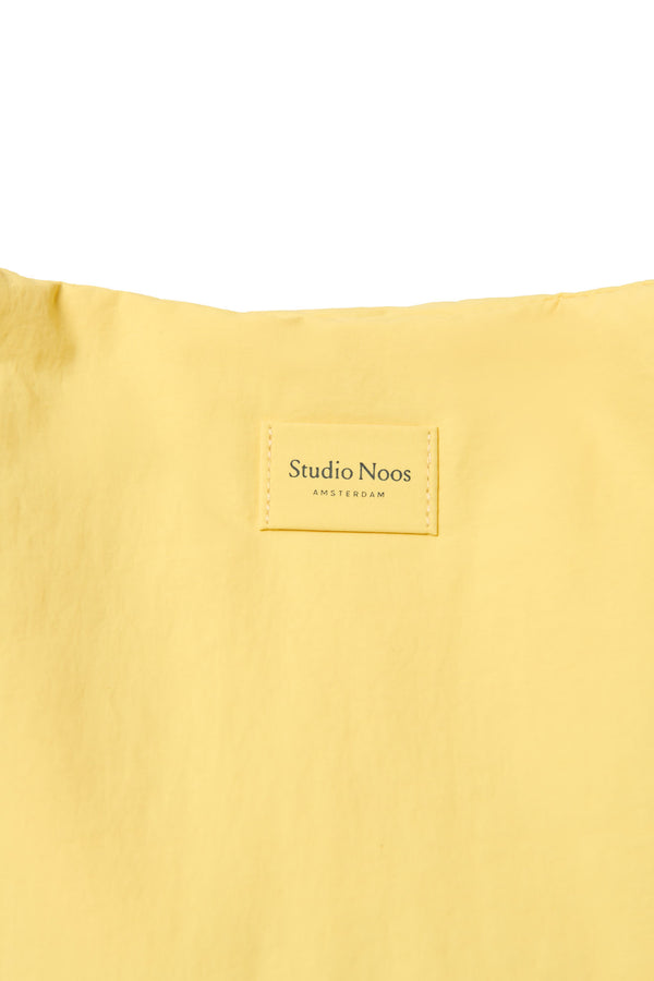 Textured Puffy Mom Bag Butter Yellow