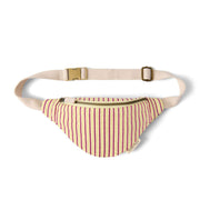 Sac banane en popeline à rayures pour enfant Jaune beurre
