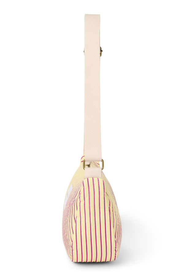 Poplin Striped Gürteltasche für Erwachsene Butter Yellow