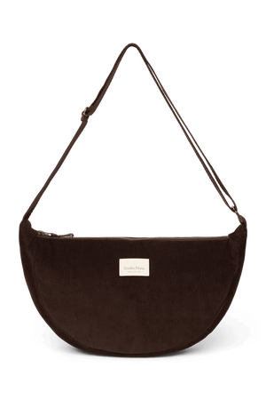 Studio Noos Rib Puffy Gürteltasche Dark Brown für Erwachsene