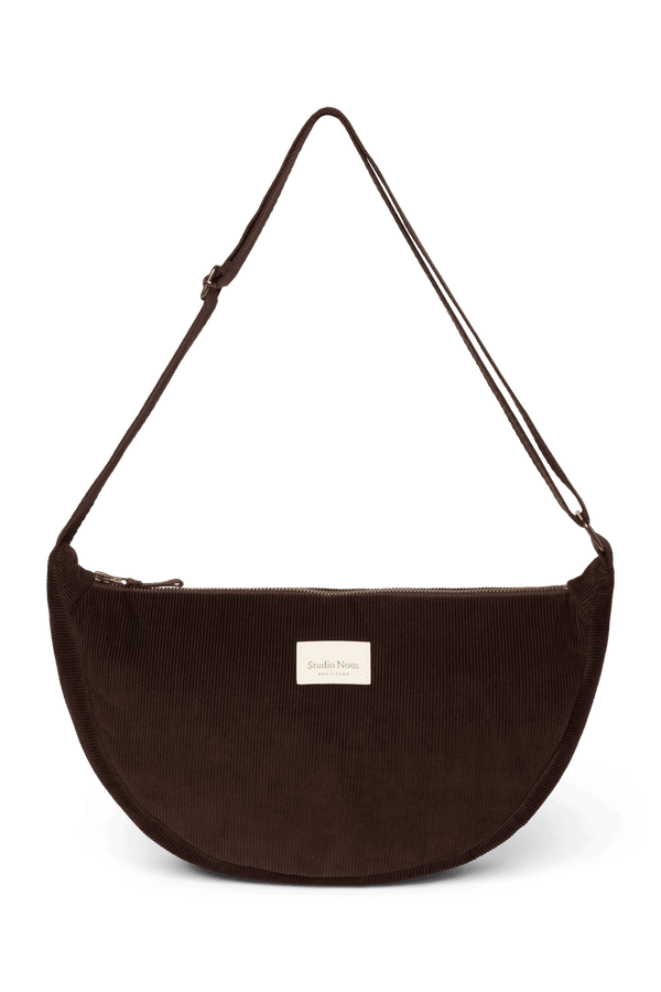 Studio Noos Rib Puffy Gürteltasche Dark Brown für Erwachsene