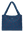 Studio Noos Denim Mom Bag Dark Blue Red Hearts