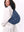 Weisse Herzen auf dunkelblauem Denim der Studio Noos Cross Body Bag