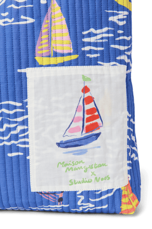 Studio Noos Strandtasche Barcos Maison Mangostan – Muster-Detail