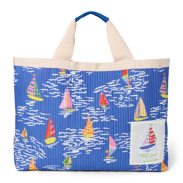 Maison Mangostan x Studio Noos Strandtasche Barcos