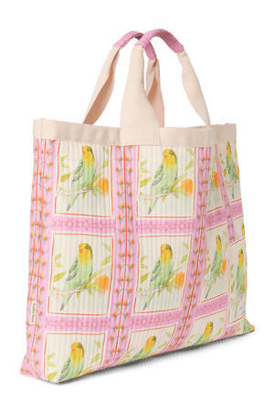 Studio Noos Strandtasche Birds – Henkel-Detail