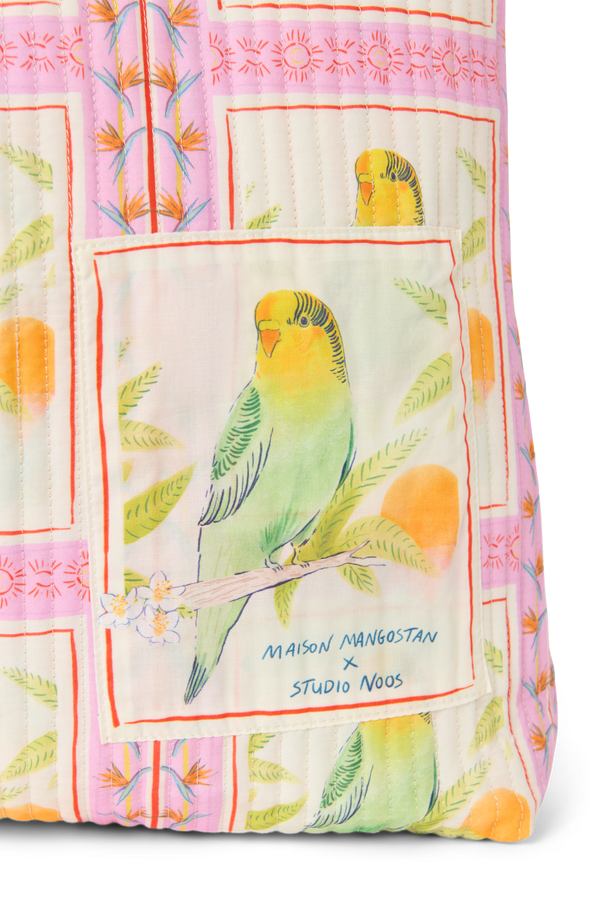 Maison Mangostan x Studio Noos Strandtasche Birds
