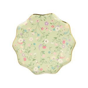 Ladurée Floral Teller von Meri Meri auf dem Geburtstagstisch