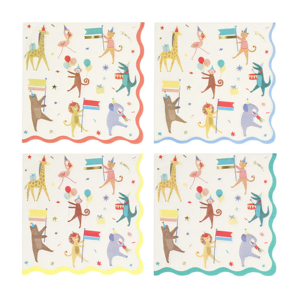 Tierparade Servietten (16x)