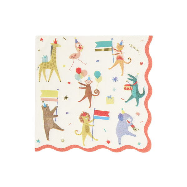 Tierparade Servietten (16x)