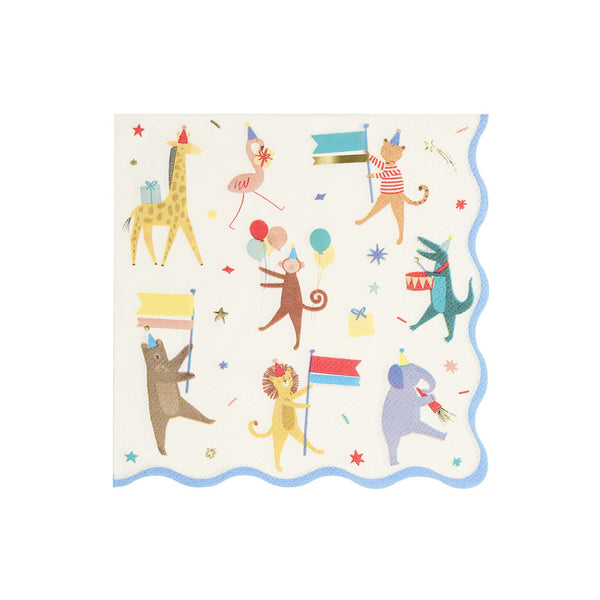 Tierparade Servietten (16x)