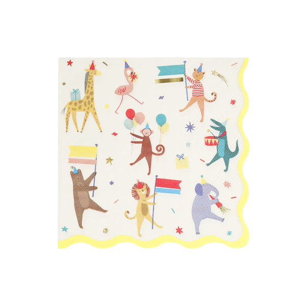 Tierparade Servietten (16x)