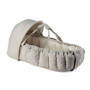 3-in-1 Babynest mit Verdeck Morning Beige Melange
