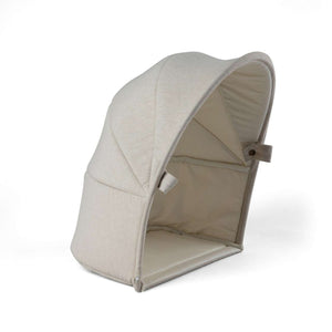 Sebra 3-in-1 Babynest Morning Beige Melange mit Verdeck als Lichtschutz