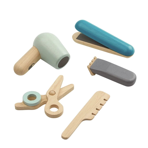 Friseur-Spielset aus Holz