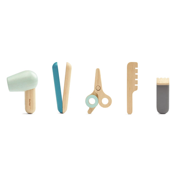 Friseur-Spielset aus Holz
