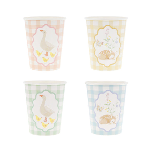 Partybecher Little Animals (8x)