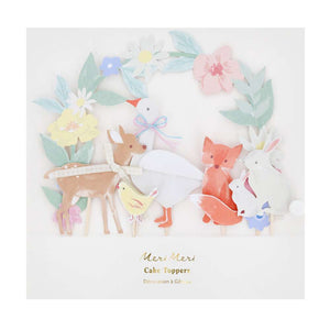 Little Animals Tortendeko von Meri Meri, Nahaufnahme