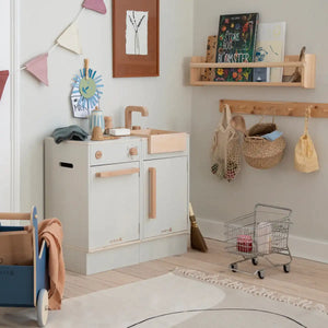 Sebra KIDchen Geschirrspüler Beige neben weiteren KIDchen-Modulen
