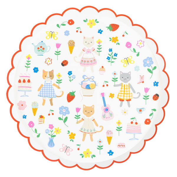 Assiettes Kitten Club (x8)