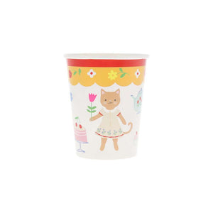 Partybecher Kitten Club von Meri Meri – Rückansicht