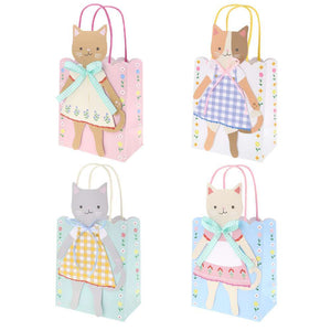 Meri Meri Party Bags Kitten Club – Vorderseite mit Katze