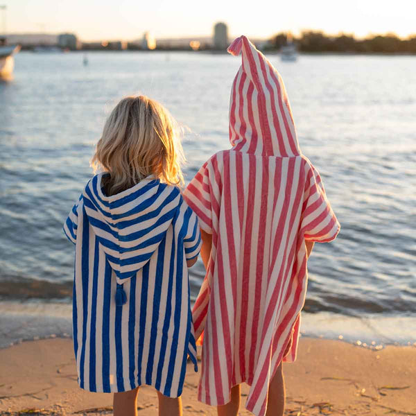 Suzon Badeponcho Strawberry Stripe