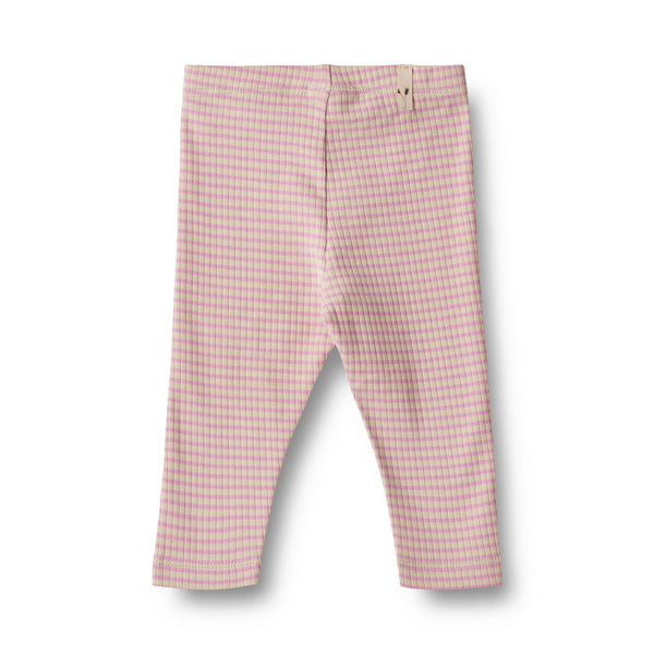 Wheat Main Baby-Leggings Jules Pink Lilac Stripe | Leggings | Beluga Kids
