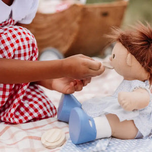 Olli Ella Puppenkleid Picnic Petal für Dinkum Dolls von ca. 35 cm