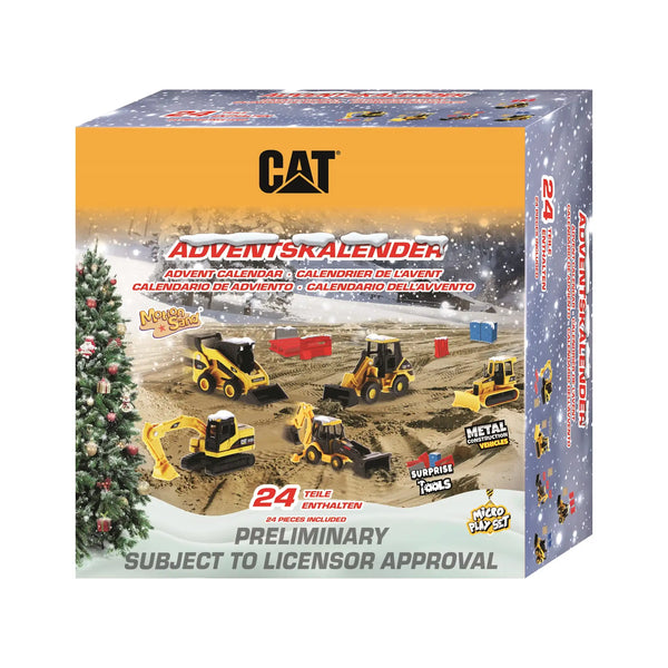 Advent Calendar Caterpillar 2024 Micro Diecast