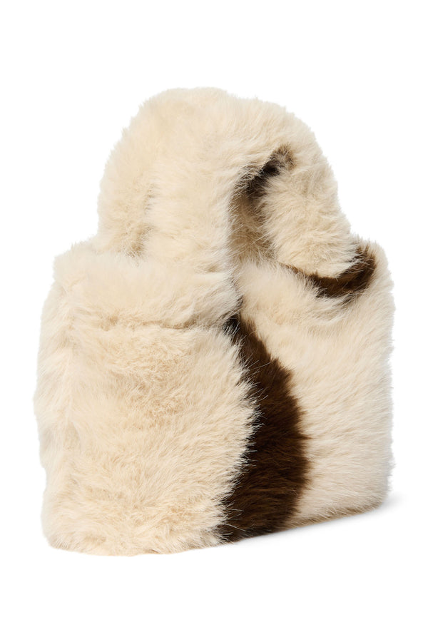 Faux Fur Mini Handtasche Holy Cow