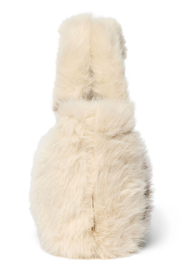 Faux Fur Mini Handtasche Holy Cow