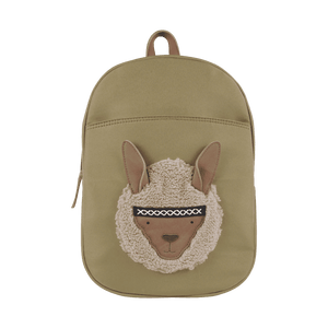 Donsje Sifo Kinderrucksack Alpaka Vintage Khaki