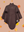 Little Casimir Frottee-Lätzchen Boo im Print Cocoa Powder