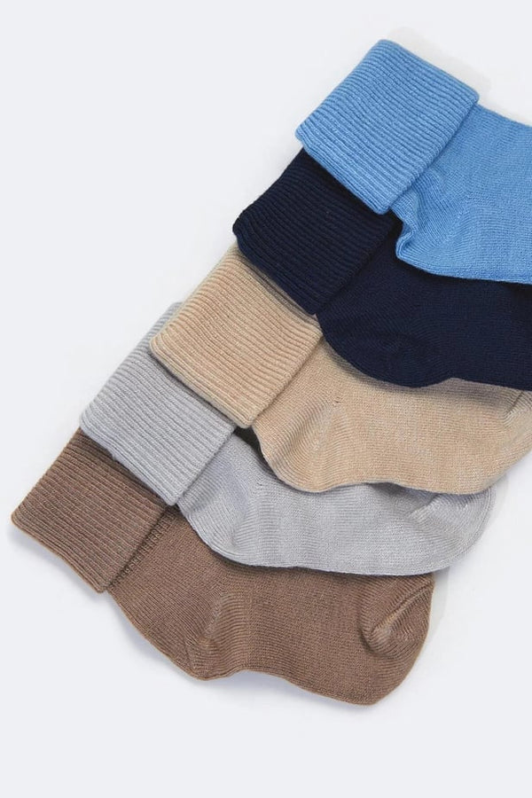 5-Pack Bambus-Babysocken Blue boxed