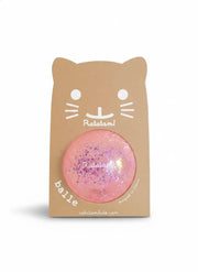 Glitzerball Katze Rose (10 cm)