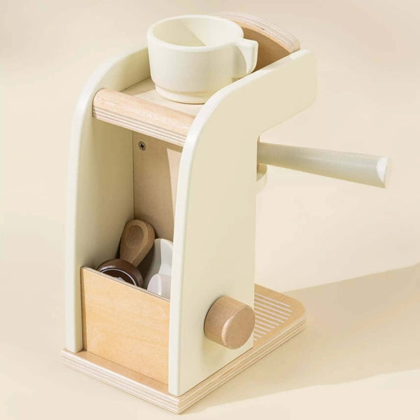 Wooden coffee machine set - foam