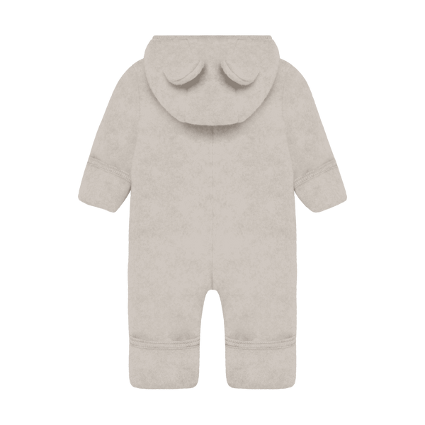 Pram Suit Ears Camel Melange von Huttelihut, Rückansicht