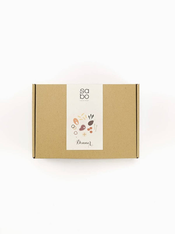 Abendessen Spielzeug-Set aus Holz