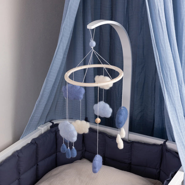 Support mobile en bois Classic White 