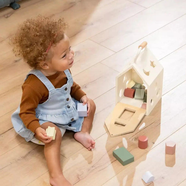 Coco Village Sortierhaus für Holzformen | Babyspielzeug | Beluga Kids