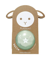 Boule à Paillettes Mouton Bleu Été (10 cm)
