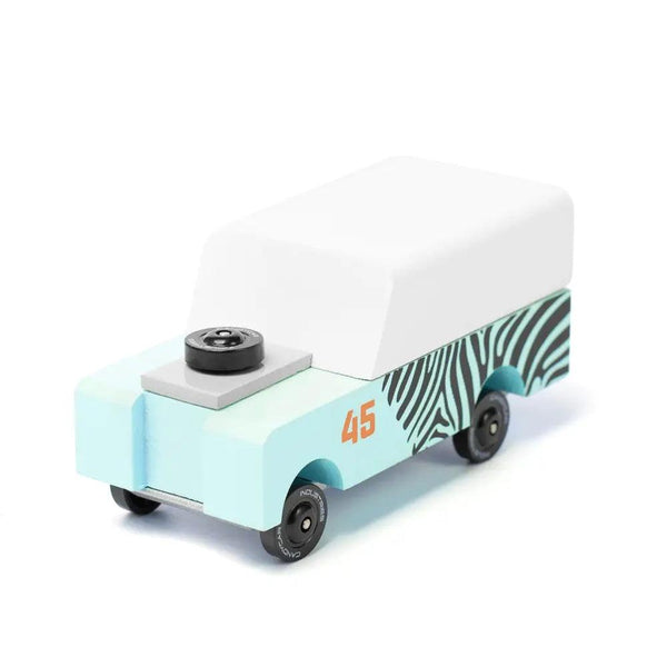 Candylab Toys Mini Zebra Drifter | Spielzeugauto | Beluga Kids