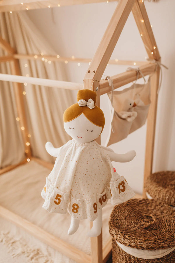 Calendrier de l'Avent poupée ange