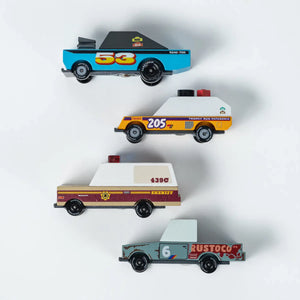 Rust Patrol TOONS 4er-Pack von Candylab Toys in der Verpackung
