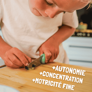Genius Cut fördert Autonomie und Feinmotorik bei Kindern