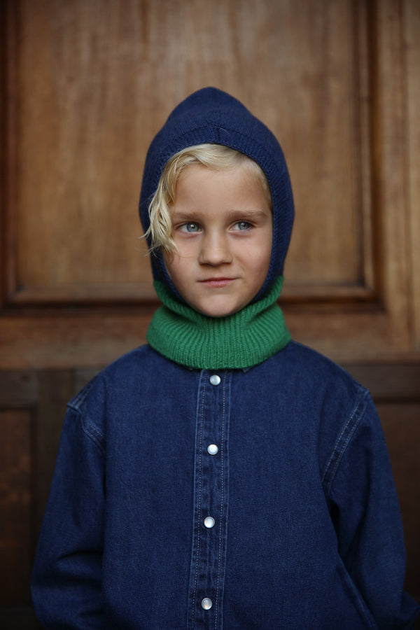 Balaclava Sturmhaube Blue / Grass